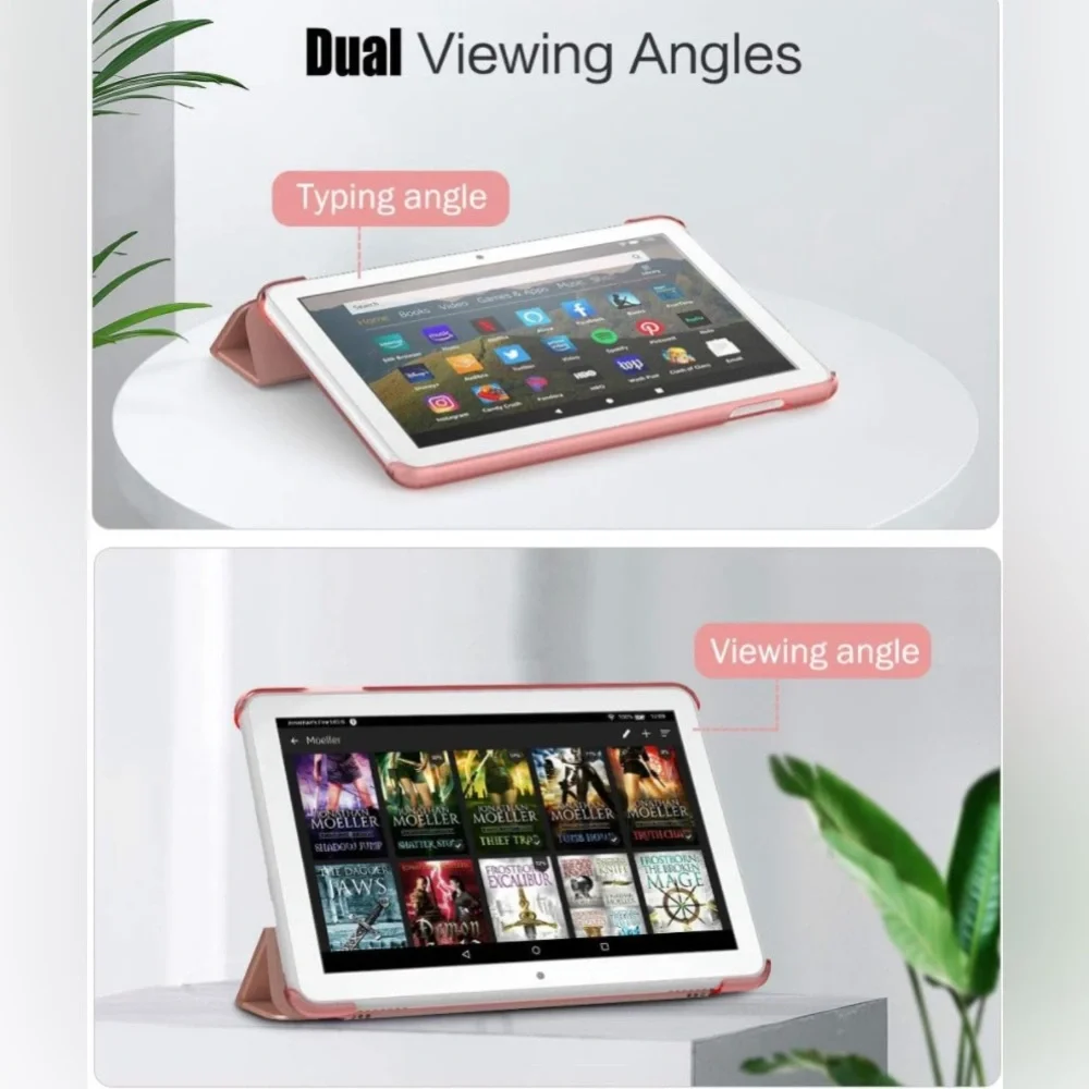 MoKo Case Fits Kindle Fire HD 8 & 8 Plus Tablet
